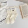 Early Autumn Puppy Socks Style Cute Socks College Style Comfortable Cotton Socks Medium Tube Socks Average Size Sweat Absorption