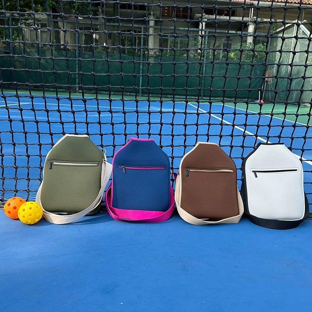 Zipper Closure Pickleball Paddle Cover Waterproof Pickleball Racket Bag Unisex