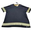 Level Ten Mens 3X Black Gold Trim T Shirt Big Tall NWT Streetwear Tee Unisex T-Shirt