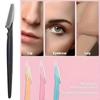 Eyebrow Razor 5 Pcs Eyebrow Trimmer Blade Shaver Portable Face Razor Eye Brow Epilation Hair Removal Cutters Safety Razor Woman Makeup