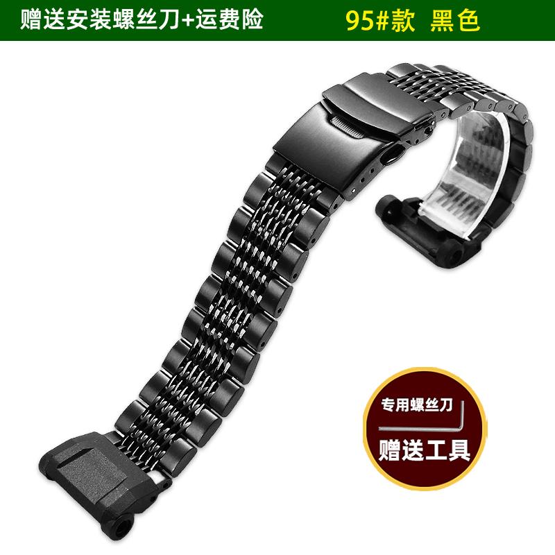 Для часов Casio 3568 Серии GBD-300 Модифицированный Стальной Ремешок Часы из Нержавеющей Стали с Металлической Спортивной Альпинистской Цепью