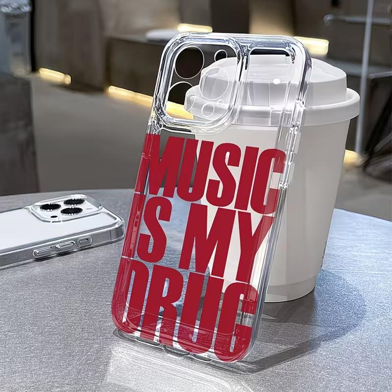 Чехол для телефона MUSICG для vivo V60 V50 V40 V30e V29e V27 Y31 Y400 Y29 Y28 Y03 Y17s Y100 Y36 iQOO 12 13 Z9 Lite 4G 5G Прозрачный IS MY DRU