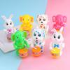 Funny Wind Up Toy Cute Cartoon Rabbit Dog Elephant Drumming Toy Kids Animal Clockwork Toy Educational Toys Children Gift