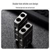 Titanium Alloy Double Tube High Decibel Emergency Rescue Whistle for Outdoor Camping