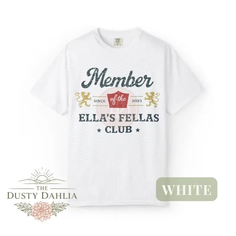 Ella's Fellas Club Shirt, Comfort Colors Western Tee, Country Concert Apparel