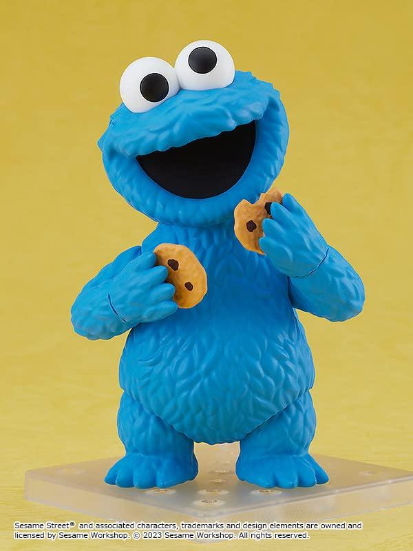 Nendoroid Sesame Street Cookie Monster Plastic Painted Movable Figure Non-Scale