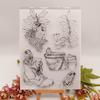 Christmas Home Transparent Silicone Clear Stamps DIY Scrapbooking Album Paper Card Flower Animals Greeting Word Letter
