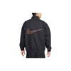 Nike Куртка с воротником-стойкой и молнией во всю длину с логотипом, мужская верхняя одежда, черная FZ4727-010