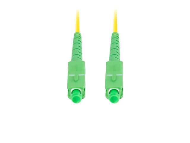 Patchcord światłowodowy Lanberg SM SC/APC-SC/APC SIMPLEX 3.0MM LSZH G657A1 1M żółty