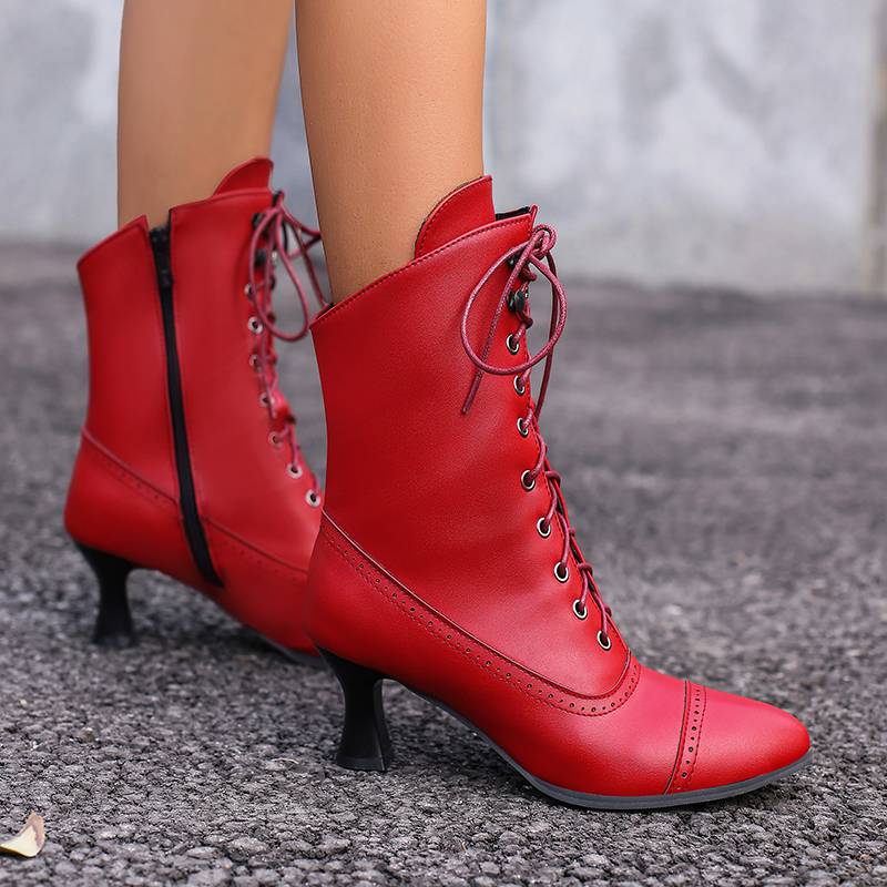 Krazing Pot Полиуретановые осенне-зимние туфли 47 размера 48 Ботинки Челси с острым носком на шнуровке сохраняющие тепло ботильоны