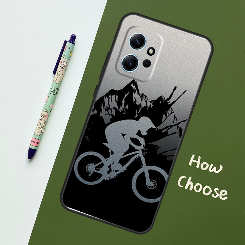Чехол для велосипеда для Xiaomi Redmi Note 12 11 10 9 Pro 12S 11S 10S 9S Задняя крышка для Redmi 12 9C 10C 12C