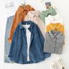 Women's Corduroy Solid Color Loose Long-sleeved Shirt Woman Jacket