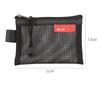 Transparent Nylon Mesh Pencil Pouch Toiletry Carry Pouch Portable Organizer Sticker Tape Accessories