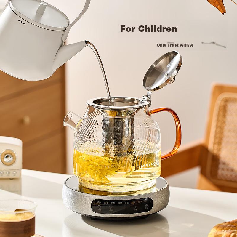 Mingguang Glass Teapot Tea Brewer Tea Water Separator Health Pot High Borosilicate Glass Kettle Tea Set 1500ml