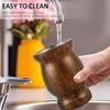 8 oz Gourd Yerba Mate Cup Tea Cup Set Insulated Tea Cup with Insulated Lid and Stirring Spoon