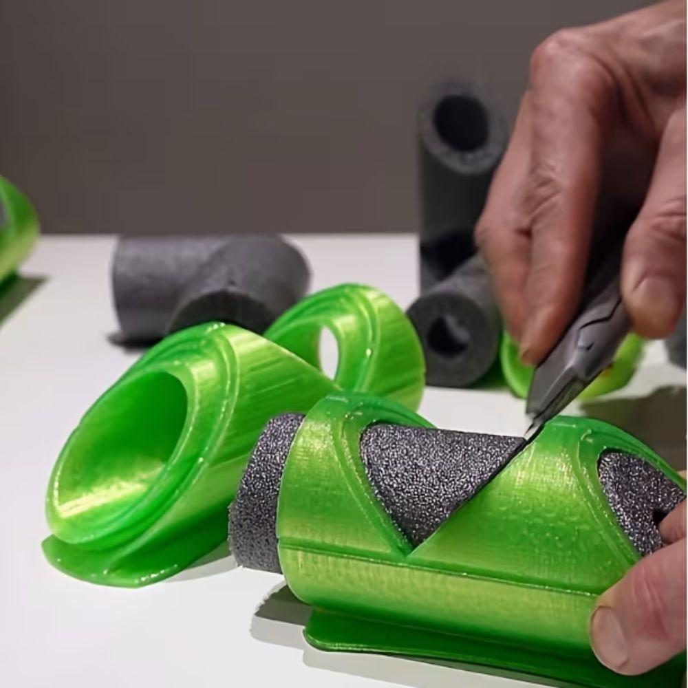 3pcs Flame Retardant Foam Pipe Cutter Three-Tube Design Tube Cutting Tool Insulation Cutting