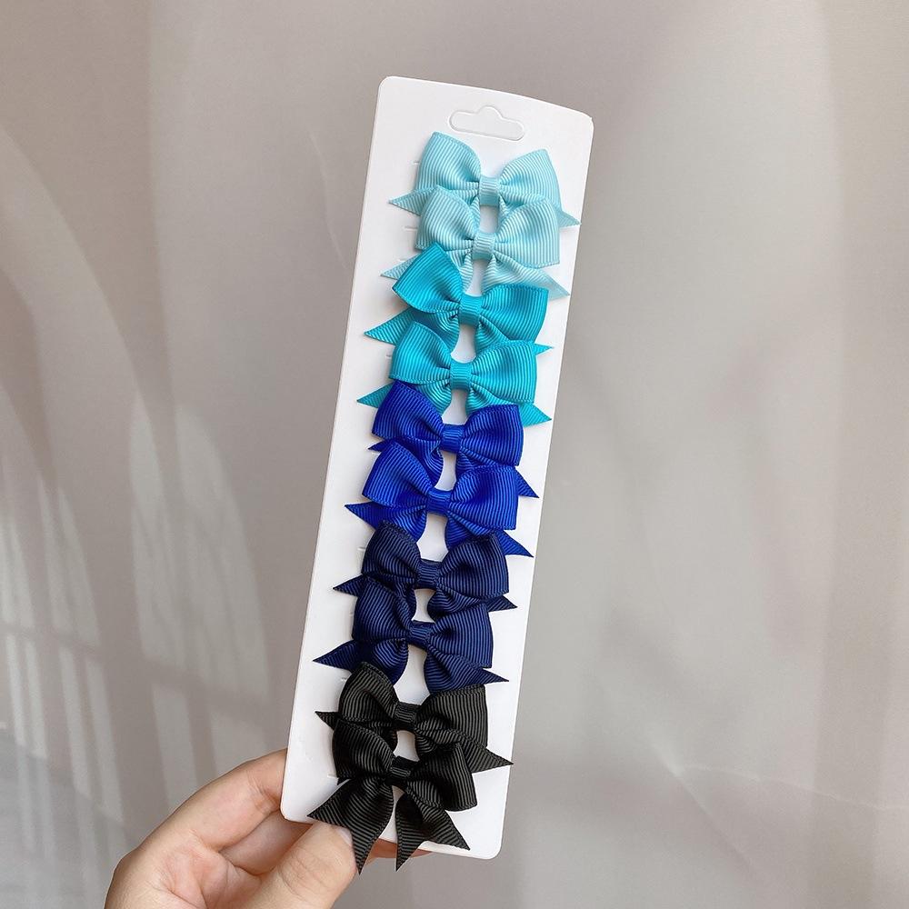 10PCS New Swallowtail Bow Children's Hair Clips Hair Accessories Set Cute Hundred Girls Hair Cards