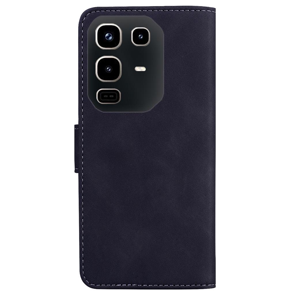 Чехол для Infinix Note 50 4G/Note 50 Pro 4G Однотонный кожаный чехол-кошелек для телефона