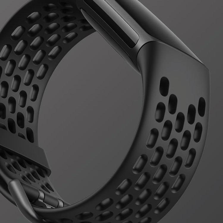 Силиконовый ремешок с отверстиями для Fitbit Charge 5