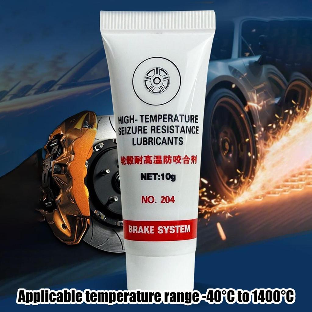 Brake Pin Grease Anti-Seize Brake Lube Grease 10 Piece Anti-Rust Portable Compound For Disc Hub Pin Plug Spark Bolt Thread