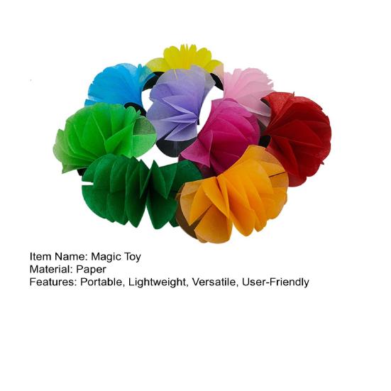 9 шт. Реквизит для фокуса с цветами для начинающих Простой в использовании Уличный Сценический Набор игрушек для фокусника Красочные магические трюки Портативный магический набор