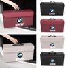 2025 Hot Car Trunk Storage Bag Leather Camping Box Collapsible Auto Emblem Organizer Accessories For BMW M Performance M5 E36 E6