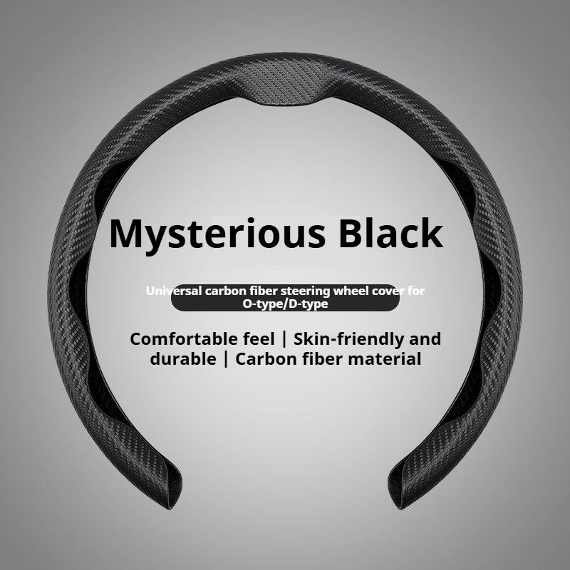 For Citroen C1 C2 C3 C4 C5 C6 VTS Xsara C-Crosser Berlingo Jumpy Carbon fiber non-slip Car Steering Wheel Cover Auto Accessories aoq123