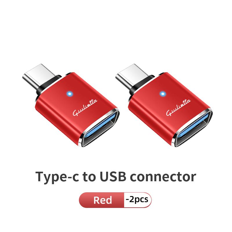 For Alfa Romeo Car Type-C To USB Power Adapter Fast Data Transfer and Charging Adapter 159 Giulietta 156 147 Giulia Mito GT