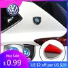 Для VW Volkswagen Jetta MK5 Golf 3D Металлические Наклейки-Эмблемы Щитки на Крыло Кузова Автомобиля Декор Для VW Volkswagen Passat Golf 4 5 7 6 mk3
