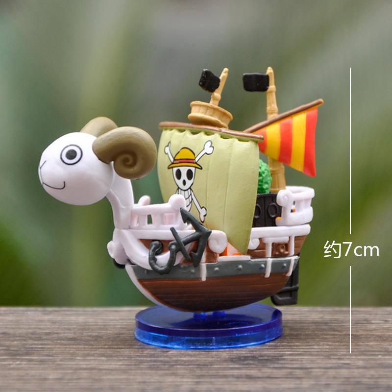 Фигурка One Piece Луффи THOUSAND SUNNY Going Merry Сборная модель лодки Пиратский корабль Декор Игрушки для мальчиков Подарок на день рождения для детей