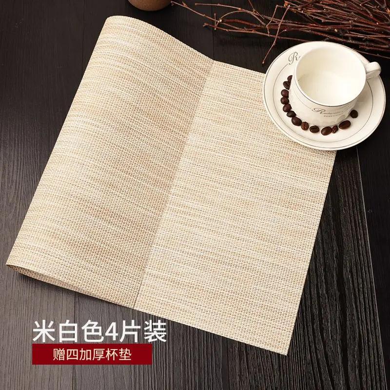 PVC Placemat Insulated Mats, Household Table Decoration, Nordic Western Cloth Placema Bowl Ironing Plate Mat Simplicity Househol