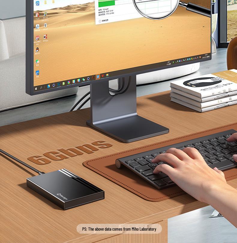 Mihou 2,5-дюймовый корпус для мобильного SATA жесткого диска с интерфейсом USB 3.0 Type-C для SSD и HDD