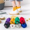Xiaomi 4 pairs of random funny smiling short socks for men and women, versatile for spring and summer, casual, breathable, daily use