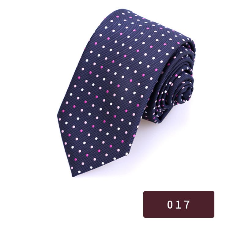 Мужские деловые галстуки корейского стиля из полиэстера 6 см