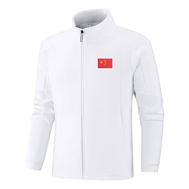 Men's Cotton Winter Sports Suit: Jacket & Trousers Two-Piece Casual Set
