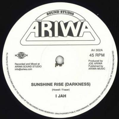 12-дюймовая пластинка I JAH / JOE ARIWA - Sunshine Rise (Тьма) / Paranorm ARI302 Ariwa 2021 Великобритания Регги, Ска и Даб