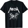 Meow Black Cat Kitty Rocks Unisex T-Shirt