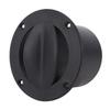 Boat Livewell Vent Improved Airflow Boat Marine Round Air Outlet Vent for Pontoon Kayak Black