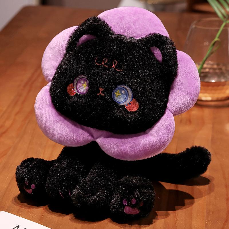 Cat Beauty Flower Plush Doll Creative Design Is A Soft Comfortable Charming and Fun Gift Warm Home Decor Adds Atmosphere