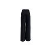 WE11DONE High-Waisted Buttoned Wide-Leg Floor-Length Denim Pants Women pants Black WD-DP3-21-340-W-BK