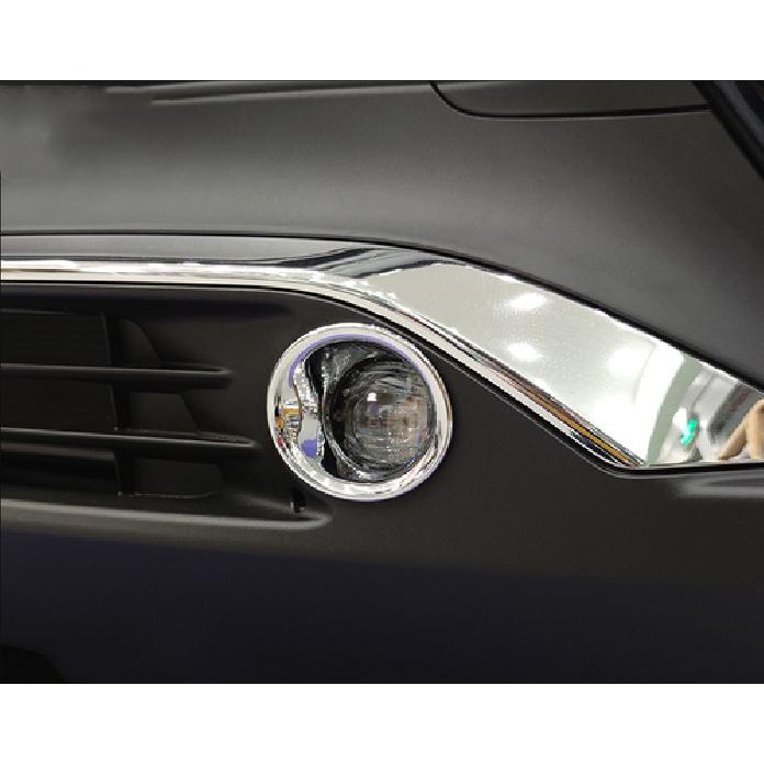 Chrome Front Fog Light Lamp Cover Trim for   Toyota Venza Accessories