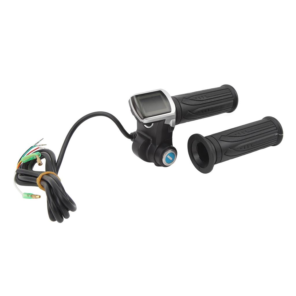 Controller Throttle Grip Set 12V500W Electric Speed Controller Display Throttle Rubber Grip with
