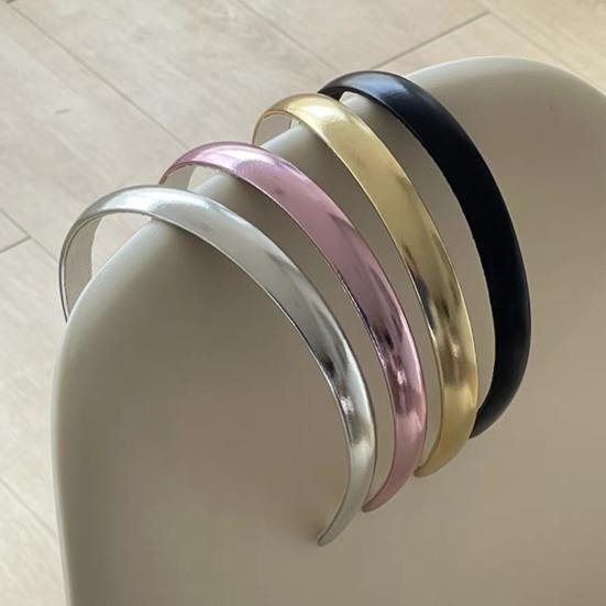 Регулируемая золотая повязка на голову Yousheng, обруч для волос из искусственной кожи, роскошная отделка, атласный материал, свадебная повязка для волос