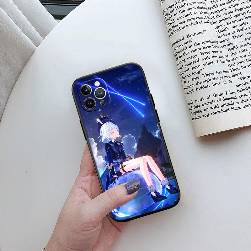 Чехол для телефона Genshin Impact Furina Новый Высококачественный для Xiaomi Poco C40 C50 C51 C55 C65 C71 C75 F2 F3 F5 F6 F7 Pro Ultra