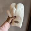Зимние теплые перчатки для женщин с плюшевой подкладкой для поездок на работу и активного отдыха