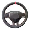 Ручной швейный автомобильный чехол на руль для Dodge Charger Challenger 2011-2014 Volant оплетка на рулевом колесе 2012 2013