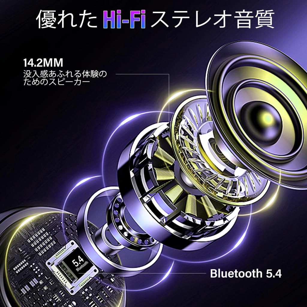 Беспроводные Bluetooth-наушники Новая модель Многофункциональный сенсорный экран с 5 эквалайзерами Подходят для конференц-связи [2026 - Режимы] Спорт/Поездки на работу/Веб