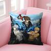 TTower Of GodD Anime Cushion Cover Natural Linen Pillow Case DoubleSided Print Decorative Sofa Pillowcase Home Decor Gift
