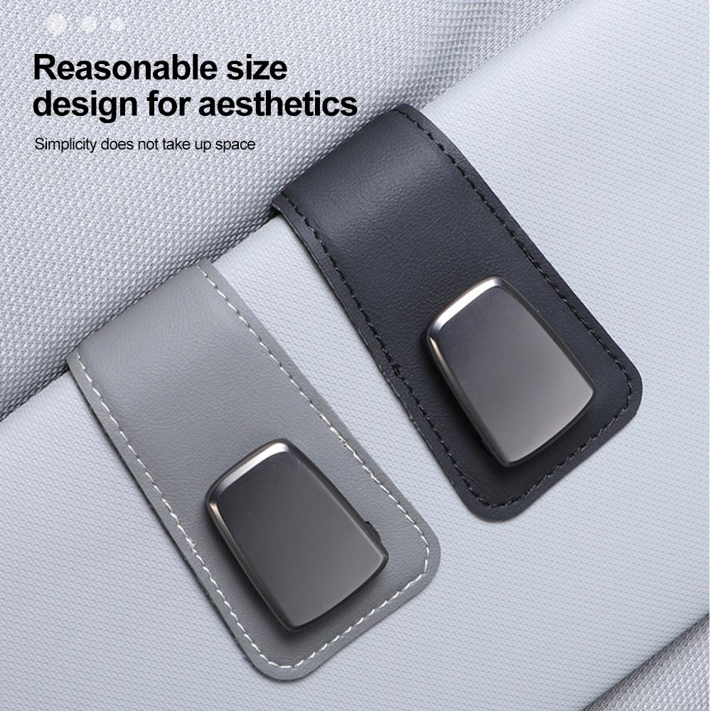 Многофункциональный держатель для автомобильных очков, солнцезащитный козырек, солнцезащитные очки, держатель для карточек, подставка, крепление для автомобильных аксессуаров