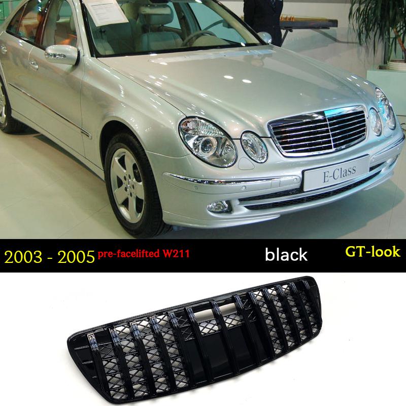 Решетка переднего бампера GT Panamericana для 2003-2008 Mercedes E Class W211 S211 E200 E230 E240 E270 E280 E320 E350 E420 E400 E500